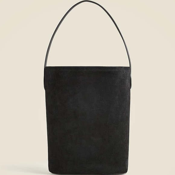J.Crew Berkeley bucket bag in leather and suede